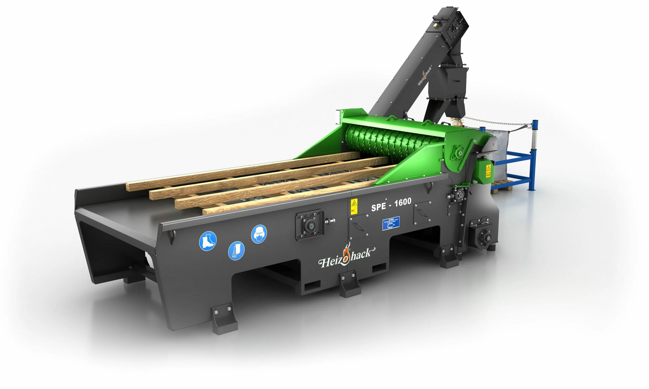 SPE 1600 palletversnipperaar