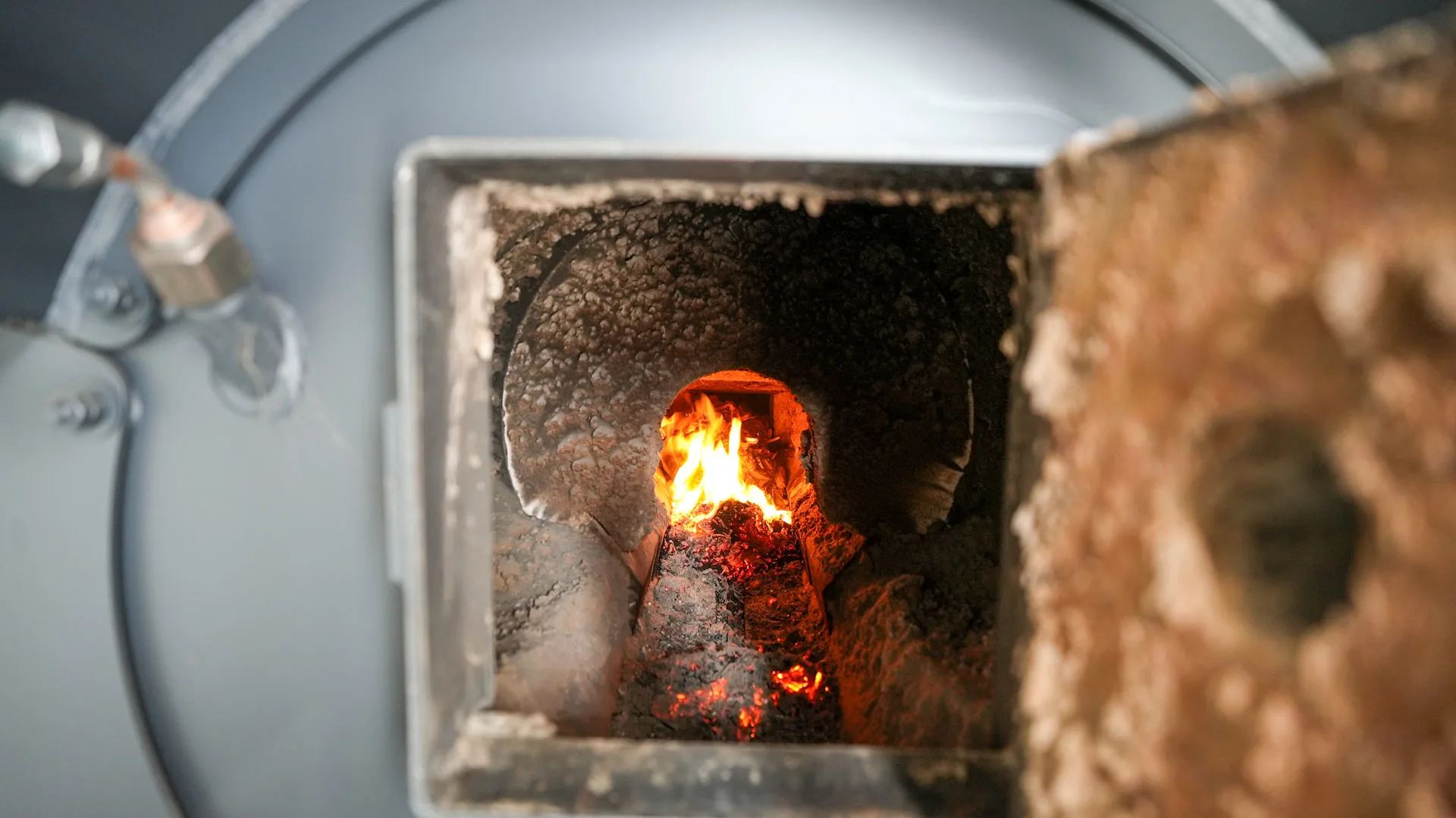 Heizomat verwarmingsketel op houtsnippers